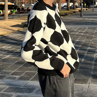 Circle Argyle Knit