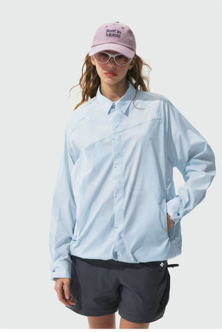 [Monterest] Water Repellent Lightweight Snap Shirt