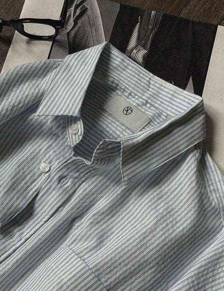 Good Fit Over Stripe Shirt (3 colors, M~L)