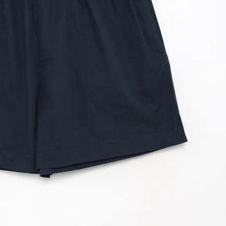Banding cotton shorts