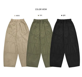 Toro shirring banding unique wide pants - 3 colors