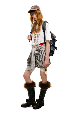 [moromoro2] Snowflake Texture Loose T-shirt