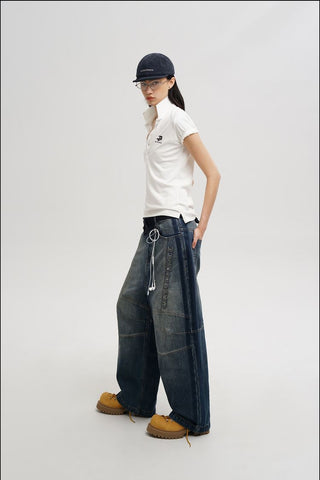 [MASONPRINCE] Workwear Structure Denim Pants