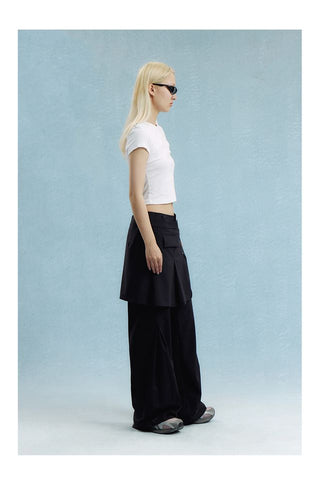 CONP Combination Culottes Set (Black)