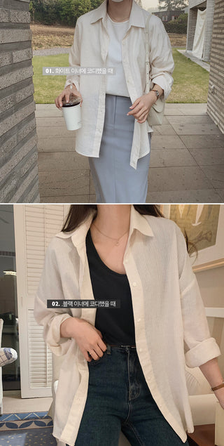 Striped shirt - 2 colors
