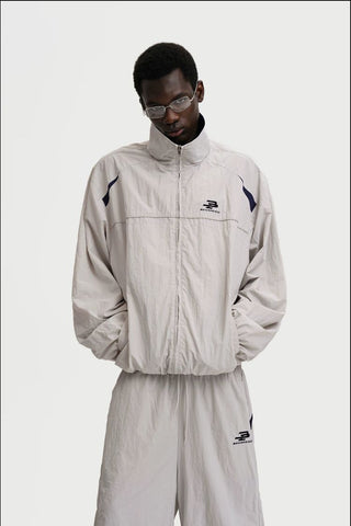 [MASONPRINCE] Structured Track Jacket & Pants Set