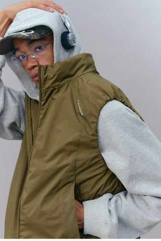 [Monterest] Water-Resistant Padded Stand Collar Vest