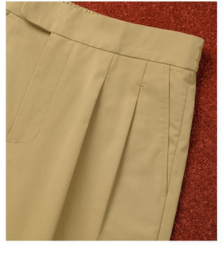 [CULTUM] Double Pleated Shorts