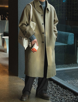 [PREMIUM] Handmade Balmacaan Coat (3 colors, M~XL)