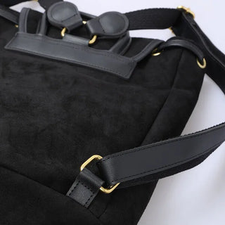 Suede backpack