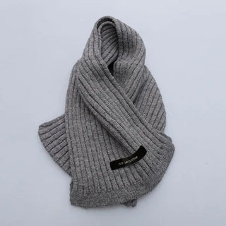 Rib-knit scarf
