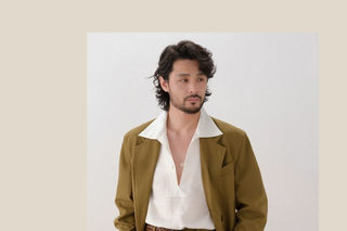 [CULTUM] Washable Bamboo Fiber Double-Breasted Suit Set