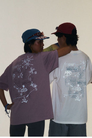 [Monterest] Quick-Dry Reflective Print T-Shirt