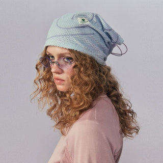 [Monterest] Fleece Beanie with Dual Track Drawstring
