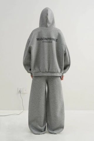 [MASONPRINCE] Heavyweight Air Layer Wide Pants