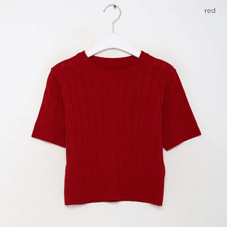 Cable sweater