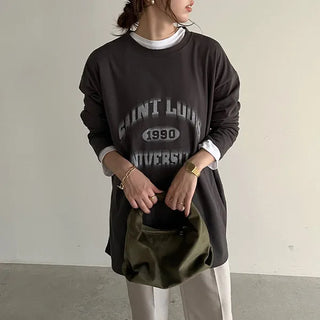 Lettering Washed T-Shirt