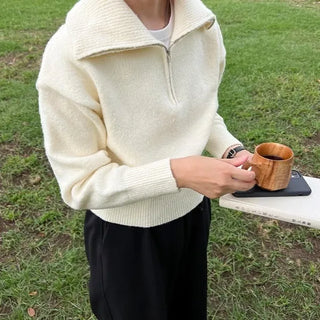 Soft Half-Zip Sweater