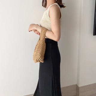 soda square sleeveless knit