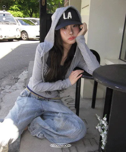 Shiho Daily Zip-up Hoodie - 4 colors