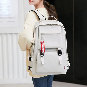 Daily casual backpack (with keychain)