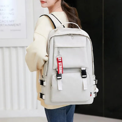 Daily casual backpack (with keychain)