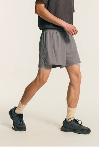 [Monterest] UPF50+ 2-in-1 Stretch Sport Shorts