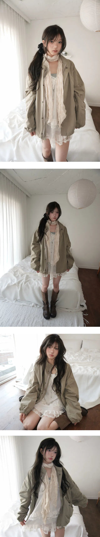 Butter Half Short Field Jacket - 3 colors