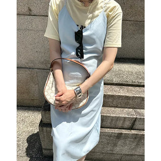 Back-cross camisole dress