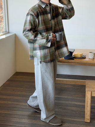 Encore Wool Tartan Check Shirt