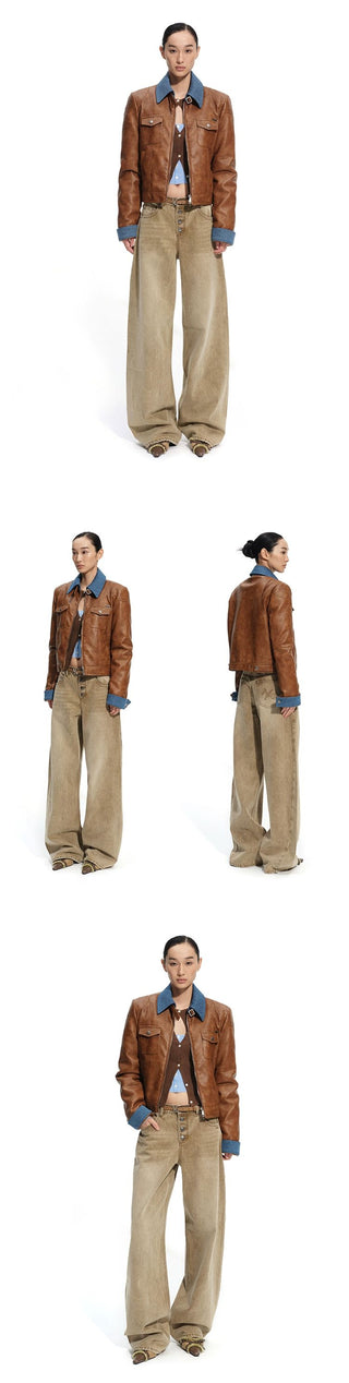 [NOTAWEAR] Wide-Leg Denim Pants