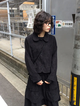 Corduroy Flower Jacket