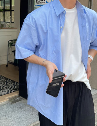 Weir Stripe Short Sleeve Shirt (2 colors)