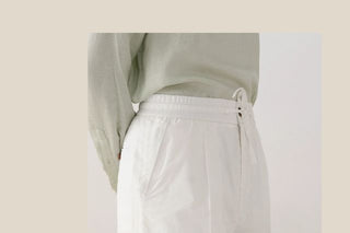 [CULTUM] Cotton Drawstring Shorts