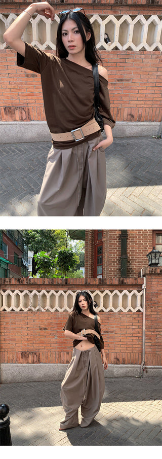 irregular short Tops