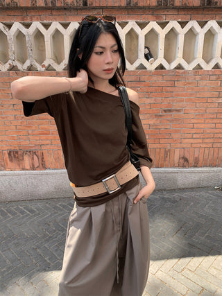 irregular short Tops