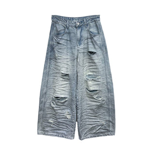 resin wide jeans
