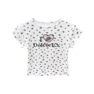 strawberry rhinestone Tops