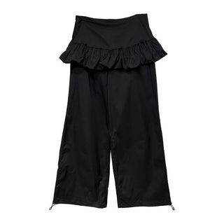draped skirt pants