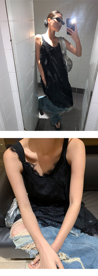 lace suspender skirt