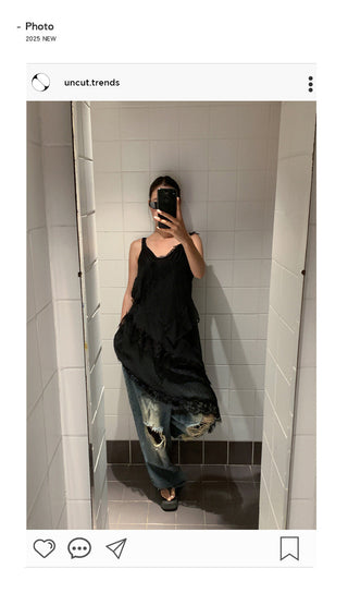 lace suspender skirt