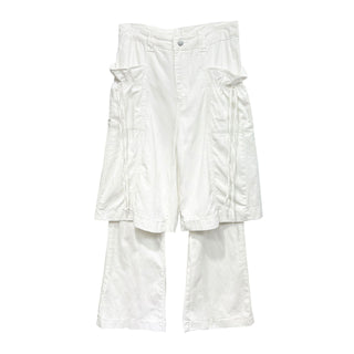 drawstring straight pants