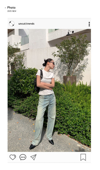 retro cigarette jeans