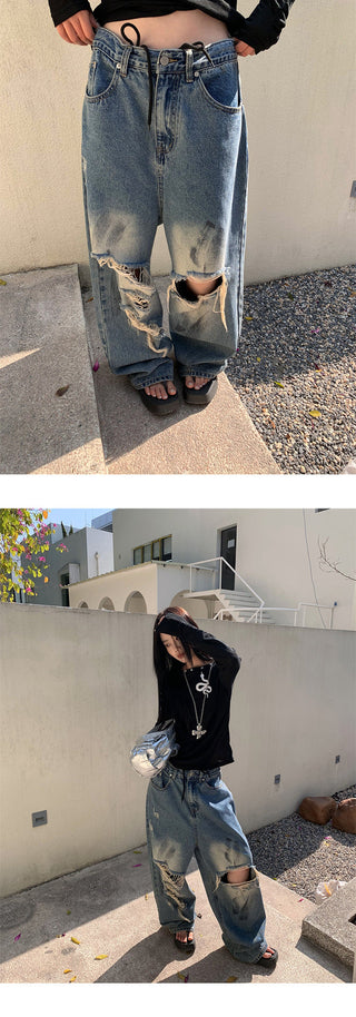 dirty ripped pants
