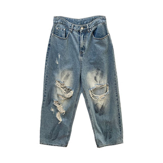 dirty ripped pants