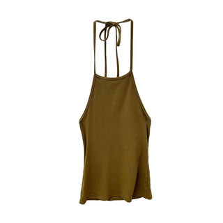 lace-up halter Top