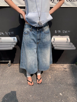 distressed wide jeans