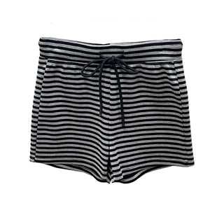 striped knit shorts