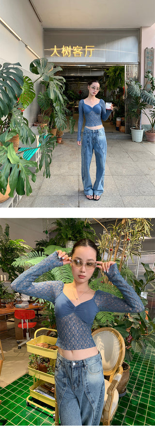 industrial stitch jeans