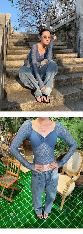 industrial stitch jeans